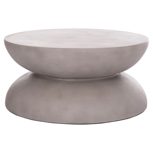 ΤΡΑΠΕΖΙ ΣΑΛΟΝΙΟΥ ANNA HM18158.03 FIBER CEMENT ΣΕ ΓΚΡΙ--Φ92x44.5Υεκ