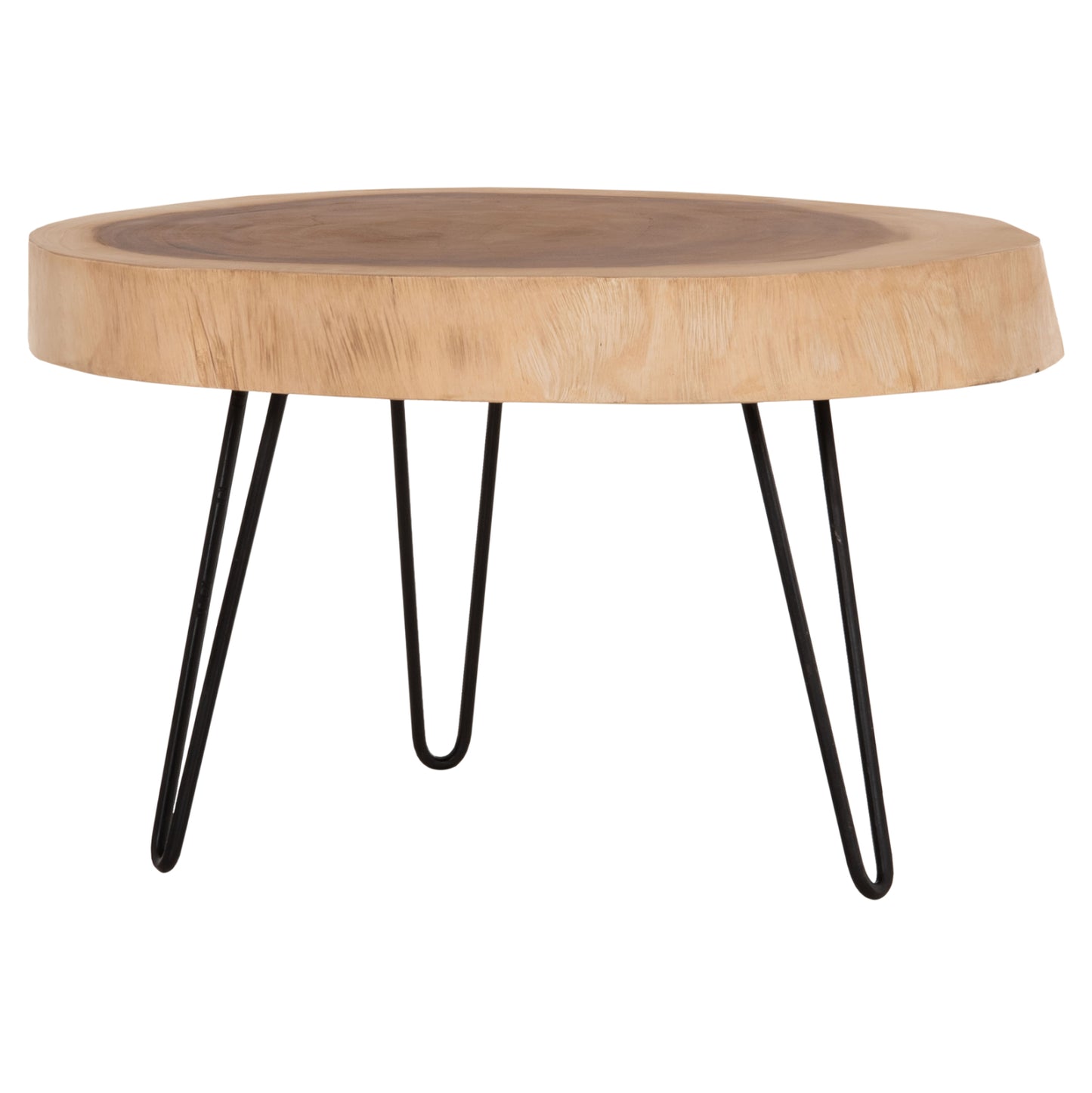 ΤΡΑΠΕΖΙ ΣΑΛΟΝΙΟΥ SERVON HM9912 SUAR ΞΥΛΟ ΦΥΣΙΚΟ-ΜΕΤΑΛ.ΠΟΔΙΑ ΜΑΥΡΑ 76x67x44Υεκ.