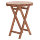 ΤΡΑΠΕΖΙ ΣΚΗΝΟΘΕΤΗ ΣΤΡΟΓΓΥΛΟ HEIDEL HM18120 ΞΥΛΟ TEAK--ΦΥΣΙΚΟ Φ60x75Υεκ.