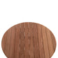 ΤΡΑΠΕΖΙ ΣΚΗΝΟΘΕΤΗ ΣΤΡΟΓΓΥΛΟ HEIDEL HM18120 ΞΥΛΟ TEAK--ΦΥΣΙΚΟ Φ60x75Υεκ.