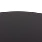 ΤΡΑΠΕΖΙ ΣΤΡΟΓΓΥΛΟ BROLIN HM18141.02 MDF TOP-ΒΑΣΗ ΜΕΤΑΛΛΙΚΗ--ΜΑΥΡΟ Φ90x73Υεκ