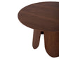 ΤΡΑΠΕΖΙ ΣΤΡΟΓΓΥΛΟ DENTY HM9612.02 MDF ΜΕ ΚΑΠΛΑΜΑ ΔΡΥΟΣ-ΧΡΩΜΑ ΚΑΡΥΔΙ Φ120x75Υεκ.