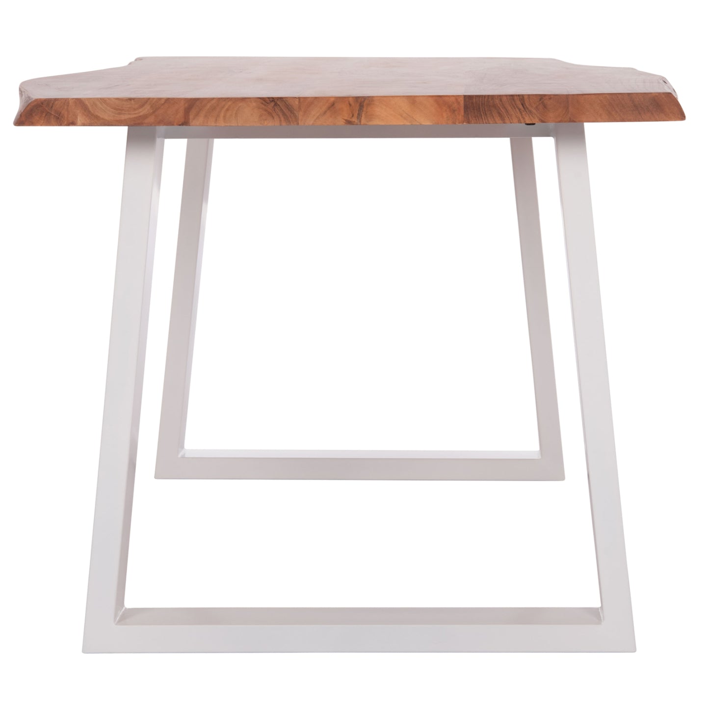 ΤΡΑΠΕΖΙ ΤΡΑΠΕΖΑΡΙΑΣ MONTANA HM8336.12 ΞΥΛΟ ΑΚΑΚΙΑΣ 4εκ.ΠΑΧΟΣ-ΛΕΥΚΑ ΠΟΔΙΑ 160X90X77Υεκ.