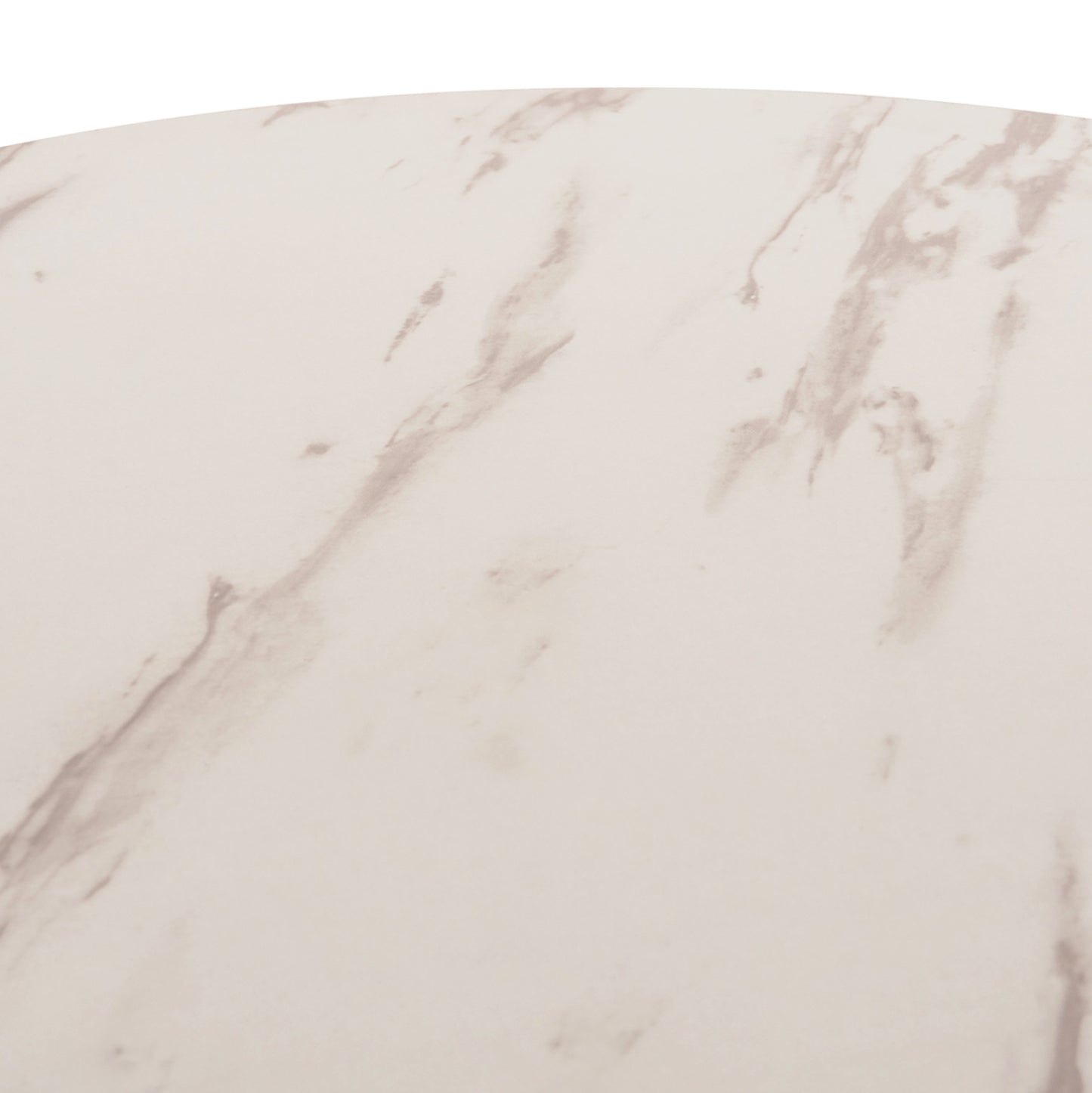 ΤΡΑΠΕΖΙ ΤΡΑΠΕΖΑΡΙΑΣ ROLLO HM9421.11 ΣΤΡΟΓΓΥΛΟ WHITE MARBLE Φ90x74Υεκ.