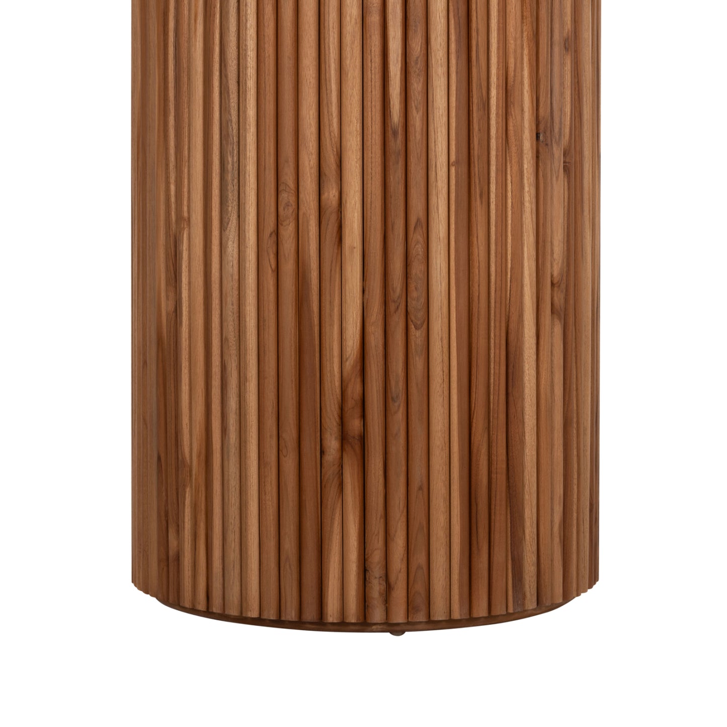 ΤΡΑΠΕΖΙ ΤΡΑΠΕΖΑΡΙΑΣ ΣΤΡΟΓΓΥΛΟ RODER HM9896 ΞΥΛΟ ΤΕΑΚ- 3εκ. πάχος επιφ.- Φ130x79,5Υεκ