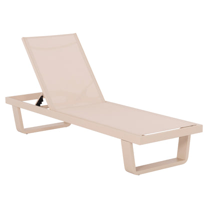 ΞΑΠΛΩΣΤΡΑ ΑΛΟΥΜΙΝΙΟΥ ΜΕ ΥΦΑΣΜΑ TESLIN RICKON HM6292.04 ΣΕ ΣΑΜΠΑΝΙ 198x61,5x97Υεκ.