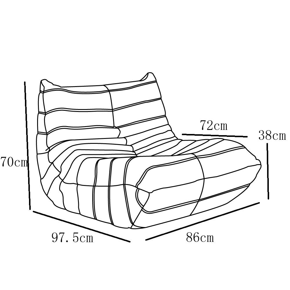 COMODO ΠΟΥΦ ΓΚΡΙ ΑΝΟΙΧΤΟ 89x100xH70cm