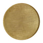 TOTALE SIDE TABLE SET 2ΤΕΜ BRASS ANTIQUE ΜΑΥΡΟ D49/41xH56/49cm