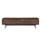 GROOVES TV STAND 2ΠΟΡΤΕΣ 2ΣΥΡΤΑΡΙΑ WOTAN OAK ΓΚΡΙ 180x40xH50cm