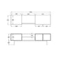 GROOVES TV STAND 2ΠΟΡΤΕΣ 2ΣΥΡΤΑΡΙΑ WOTAN OAK ΓΚΡΙ 180x40xH50cm