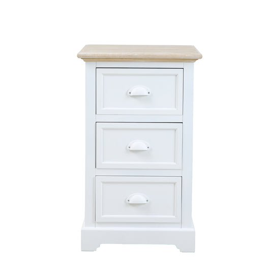 KIMOLOS ΚΟΜΟΔΙΝΟ 3ΣΥΡΤΑΡΙΑ ΛΕΥΚΟ ΦΥΣΙΚΟ 43x35xH71cm