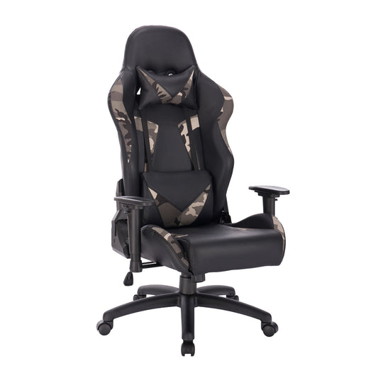 AVENGER ΚΑΡΕΚΛΑ ΓΡΑΦΕΙΟΥ ΧΑΚΙ ΜΑΥΡΟ 69x70xH122/129,5cm