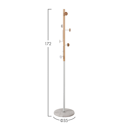 TREE ΚΑΛΟΓΕΡΟΣ ΦΥΣΙΚΟ ΛΕΥΚΟ D35xH172cm