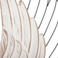 ΔΙΑΚΟΣΜΗΤΙΚΟ ΤΟΙΧΟΥ ΦΤΕΡΑ HM4223 MDF ΣΕ ΛΕΥΚΟ-ΜΑΥΡΟ ΜΕΤΑΛΛΟ 39x1,5x92Υ εκ.