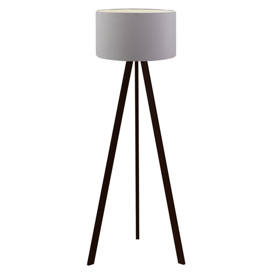 ΦΩΤΙΣΤΙΚΟ ΔΑΠΕΔΟΥ ΞΥΛΙΝΟ CRUZ ΜΑΥΡΟ ΜΕ ΑΣΗΜΙ ΚΑΠΕΛΟ HM7578.06 Φ38x140 εκ.