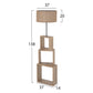 ΦΩΤΙΣΤΙΚΟ ΔΑΠΕΔΟΥ MDF ΣΟΝΑΜΑ-ΜΠΕΖ ΚΑΠΕΛΟ HM7608.03 Φ38x140Υεκ.