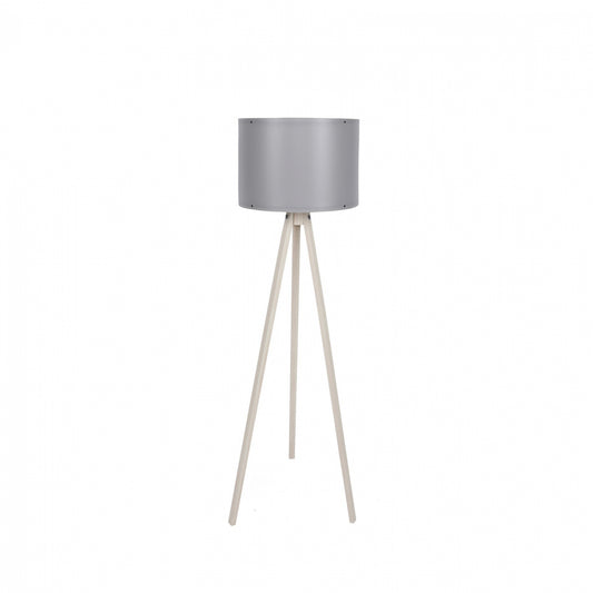 ΦΩΤΙΣΤΙΚΟ ΔΑΠΕΔΟΥ ΞΥΛΙΝΟ CAGNEY ΕΚΡΟΥ ΜΕ ΓΚΡΙ ΚΑΠΕΛΟ HM7272.16 Φ38x145 εκ.