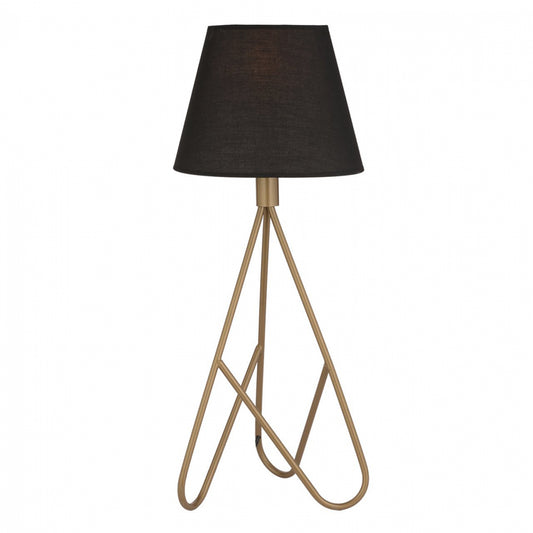 ΦΩΤΙΣΤΙΚΟ ΕΠΙΤΡΑΠΕΖΙΟ ΜΕΤΑΛΛΙΚΟ ΧΡΥΣΟ ΜΑΥΡΟ HM7567.02 24x60Υ εκ.