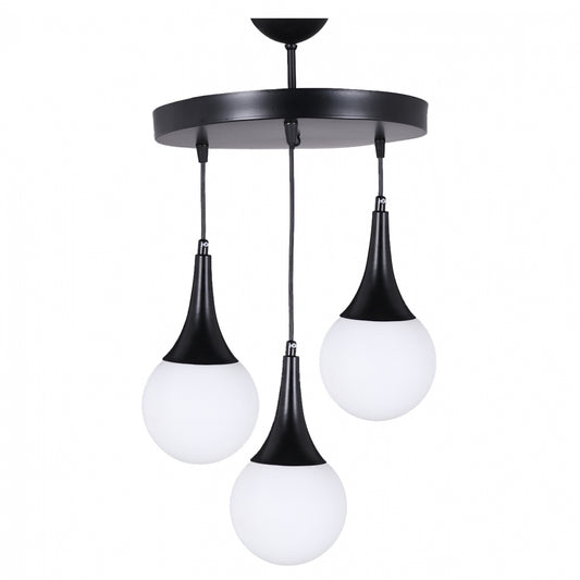 ΦΩΤΙΣΤΙΚΟ ΟΡΟΦΗΣ 3ΦΩΤΟ ΜΑΥΡΟ HM7516.01 30x75 εκ.