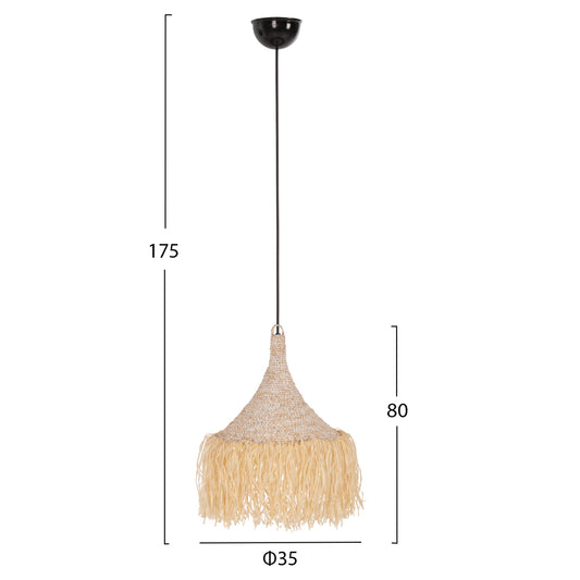 ΦΩΤΙΣΤΙΚΟ ΟΡΟΦΗΣ ΚΡΕΜΑΣΤΟ HM7816 ΚΡΟΣΙΑ ΑΠΟ ΦΥΛΛΑ ΦΟΙΝΙΚΑ ΣΕ ΦΥΣΙΚΟ ΧΡΩΜΑ Φ53x45Yεκ.