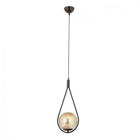 ΦΩΤΙΣΤΙΚΟ ΟΡΟΦΗΣ ΜΕΤΑΛΛΙΚΟ ΜΑΥΡΟ HM7385.01 20x101 εκ.