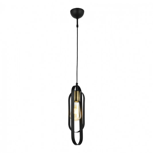 ΦΩΤΙΣΤΙΚΟ ΟΡΟΦΗΣ ΜΕΤΑΛΛΙΚΟ ΜΑΥΡΟ HM7537.01 12x80 εκ.