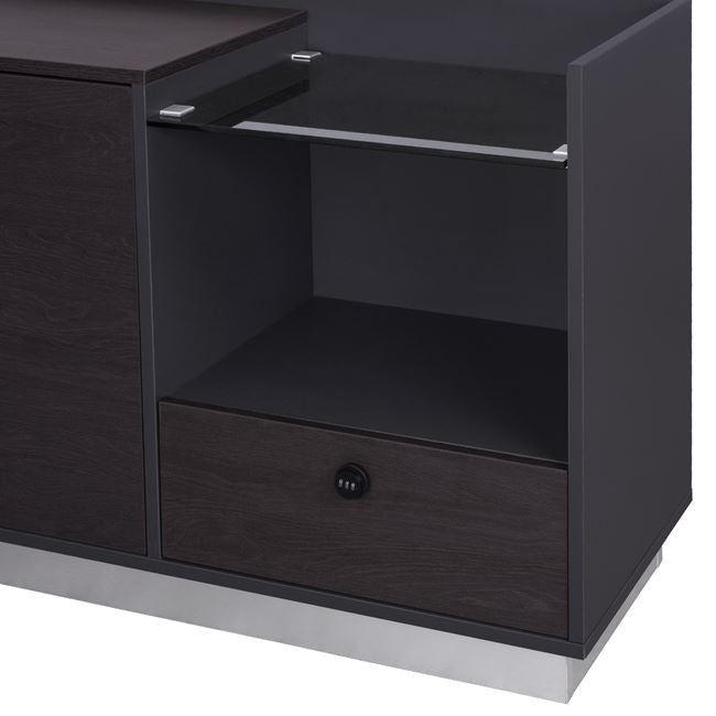 ΓΡΑΦΕΙΟ ΕΠΑΓΓΕΛΜΑΤΙΚΟ ΔΕΞΙΑ ΓΩΝΙΑ ROSEWOOD HM2086R 180X170X76Υ εκ.