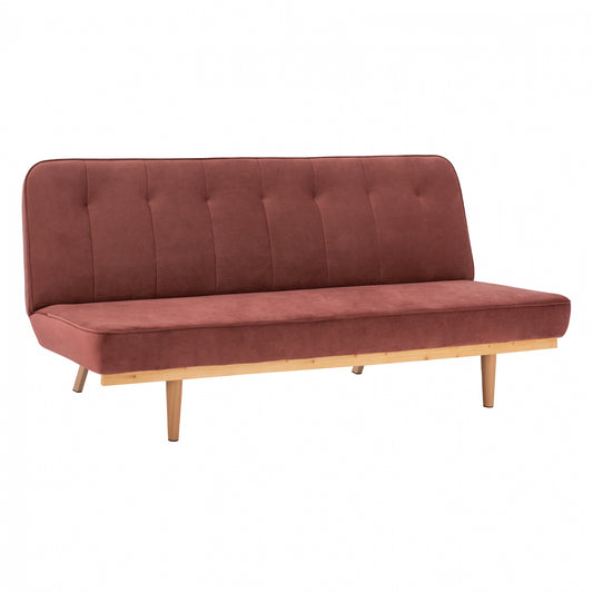 ΚΑΝΑΠΕΣ ΚΡΕΒΑΤΙ 3ΘΕΣΙΟΣ ΑΠΟ ΒΕΛΟΥΔΟ ΣΑΠΙΟ ΜΗΛΟ HM3168.02 193Χ85Χ88Υ εκ.