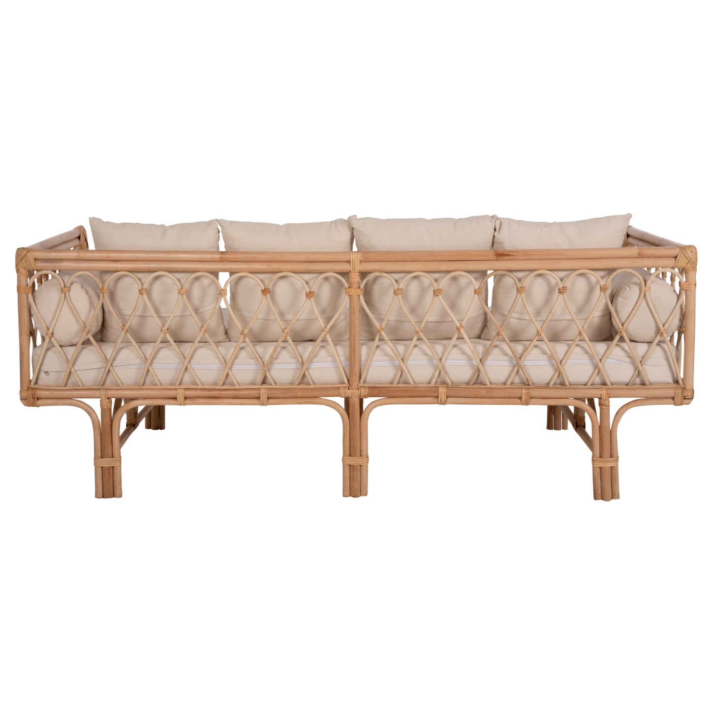 ΚΑΝΑΠΕΣ-ΚΡΕΒΑΤΙ ΕΞ. ΧΩΡΟΥ ALIKI HM9658 RATTAΝ ΦΥΣΙΚΟ-ΜΠΕΖ ΜΑΞΙΛΑΡΙΑ 200x100x86Yεκ.