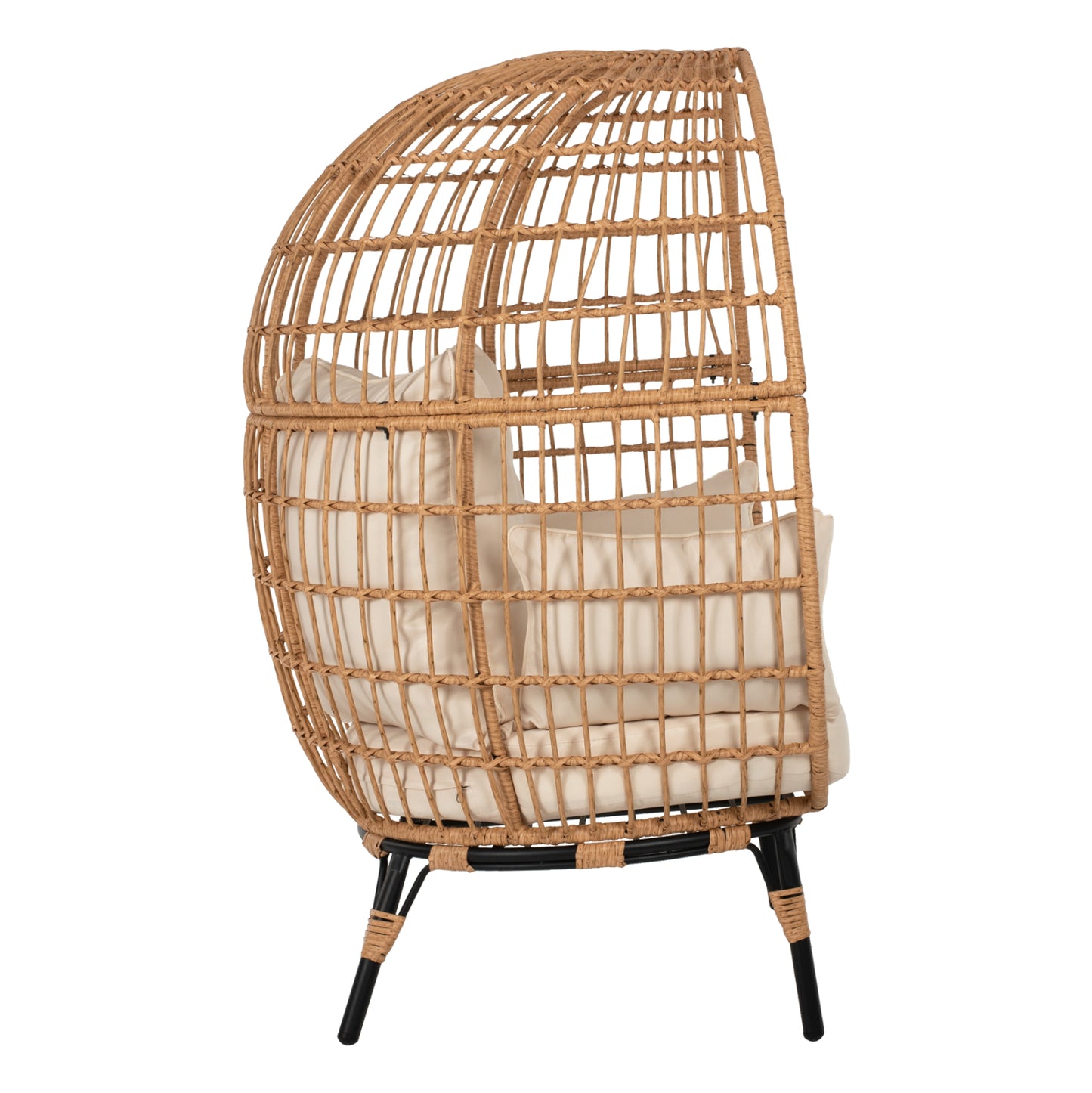 ΠΟΛΥΘΡΟΝΑ ΦΩΛΙΑ MIAMI 2 ΑΤΟΜΩΝ ΤΥΠΟΥ RATTAN HM5870.01 130x80x157 εκ.