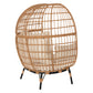 ΠΟΛΥΘΡΟΝΑ ΦΩΛΙΑ MIAMI 2 ΑΤΟΜΩΝ ΤΥΠΟΥ RATTAN HM5870.01 130x80x157 εκ.