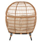 ΠΟΛΥΘΡΟΝΑ ΦΩΛΙΑ MIAMI 2 ΑΤΟΜΩΝ ΤΥΠΟΥ RATTAN HM5870.01 130x80x157 εκ.