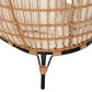 ΠΟΛΥΘΡΟΝΑ ΦΩΛΙΑ MIAMI 2 ΑΤΟΜΩΝ ΤΥΠΟΥ RATTAN HM5870.01 130x80x157 εκ.