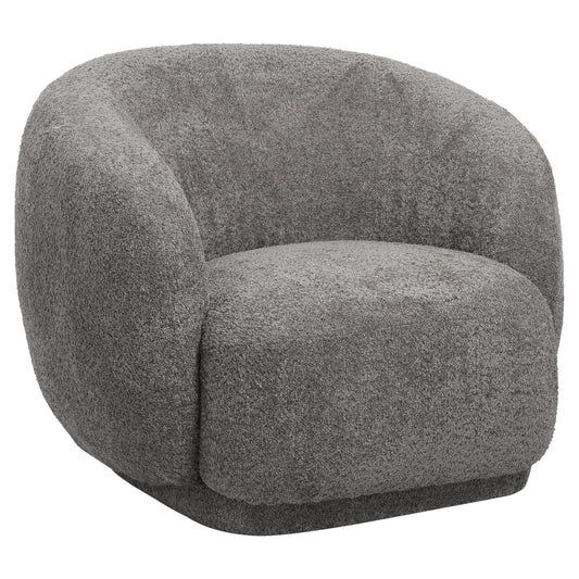 ΠΟΛΥΘΡΟΝΑ KARPEN HM9600.01 ΓΚΡΙ ΜΠΟΥΚΛΕ ΥΦΑΣΜΑ 93x87x78Υ εκ.