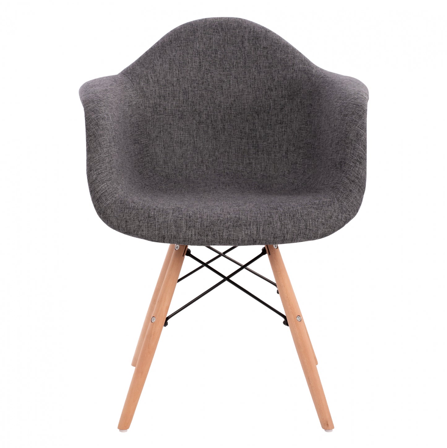 ΠΟΛΥΘΡΟΝΑ ΜΕ ΞΥΛΙΝΑ ΠΟΔΙΑ & ΜΕ ΥΦΑΣΜΑ ΓΚΡΙ MIRTO HM005.60 63x57x81 εκ.