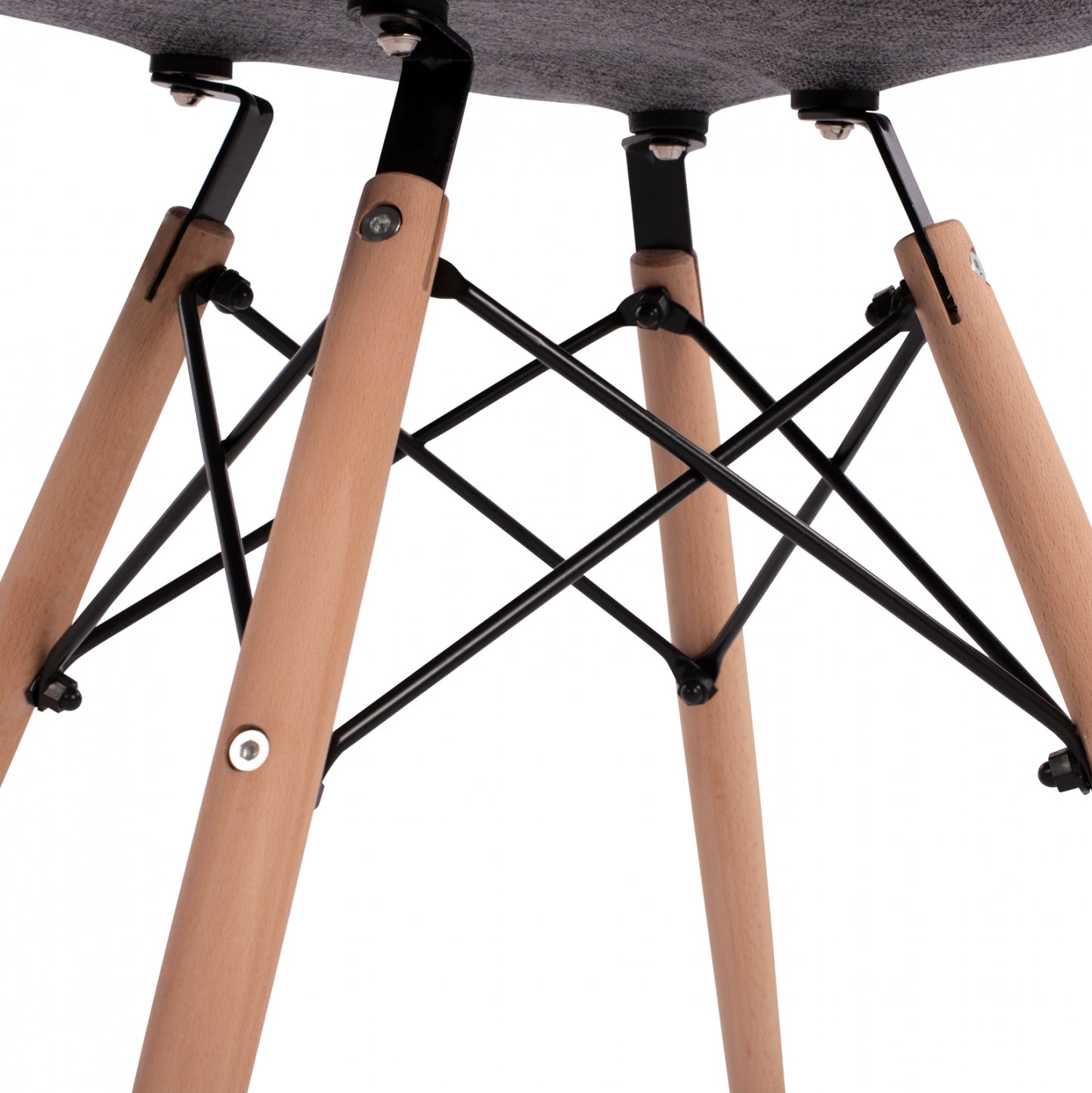 ΠΟΛΥΘΡΟΝΑ ΜΕ ΞΥΛΙΝΑ ΠΟΔΙΑ & ΜΕ ΥΦΑΣΜΑ ΓΚΡΙ MIRTO HM005.60 63x57x81 εκ.