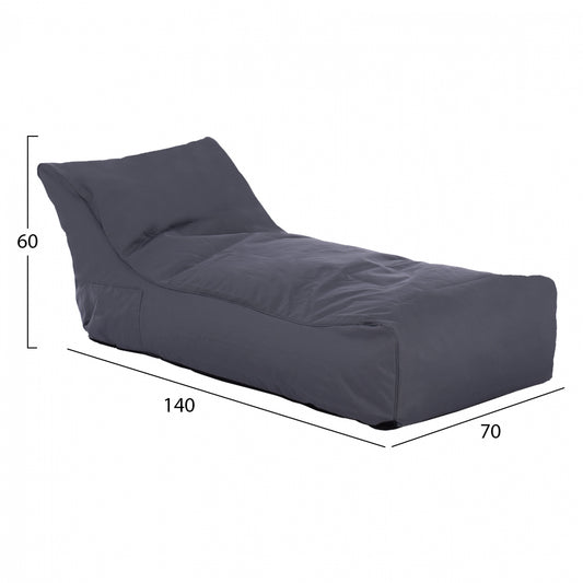 ΠΟΥΦ ALOK HM5806.02 ΓΚΡΙ ΜΕ UV PROTECTION 140x70x60Υ εκ.