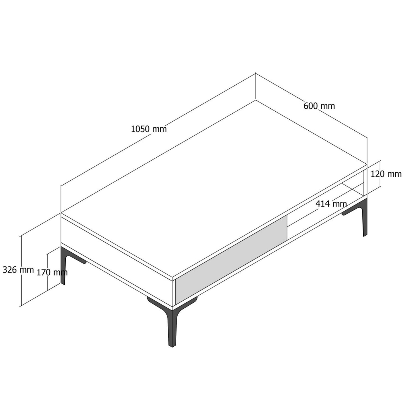 ΣΥΝΘΕΣΗ ΣΑΛΟΝΙΟΥ ΜΕΛΑΜΙΝΗΣ 2ΤΜΧ ΚΑΡΥΔΙ-WHITE MARBLE HM11855.02