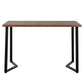 ΤΡΑΠΕΖΙ ΤΡΑΠΕΖΑΡΙΑΣ JAY HM9531 MDF ΚΑΡΥΔΙ-ΜΑΥΡA ΜΕΤΑΛΛΙΚΑ ΠΟΔΙΑ 120x70x76Υεκ.